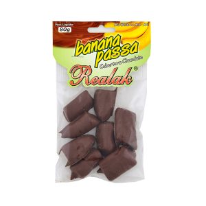 Banana passa com cobertura 80g