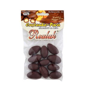 Castanha com cobertura 80g